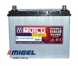 Акумулятор Mutlu Silver Calcium 80Ah JL+ 660A