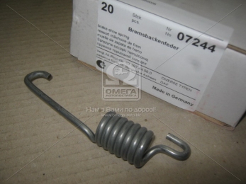 Пружина 100*57*4*21 колодки торм. BPW (пр-во Febi)