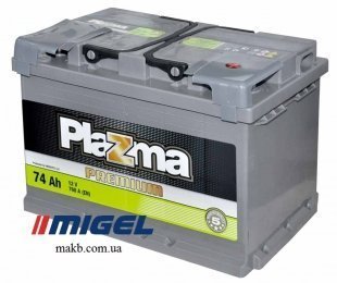 Акумулятор Plazma Premium 74AH R+ 760A