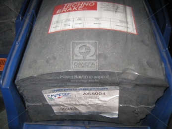 Накладка гальмівний. (компл. на вісь) 419х219,2 станд. ROR, TRAILOR (вир-во Techno Brake)