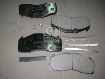 Колодка гальмівний. диск. (компл. на вісь) ROR TA/LM D DUCO, VOLVO FM,FL (вир-во Lumag)