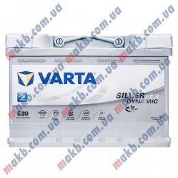 Акумулятор Varta 70Ah R+ 760A Silver Dynamic AGM