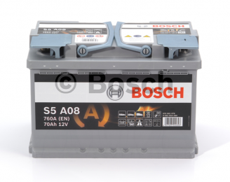 Акумулятор Bosch S5 AGM 70AH R+760A (EN)