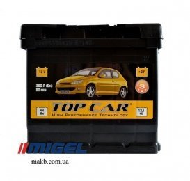 Акумулятор TOP CAR 44Ah R+ 390A
