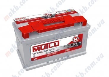Акумулятор Mutlu SFB Technology 80Ah R+ 740A (Низькобазовий)