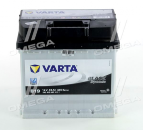 Акумулятор Varta 45Ah R+ 400A Black Dynamic