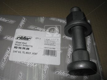 Шпилька М22*1,5*46*116 SW32 колеса DAF 65,75,85CF,95XF (RIDER)