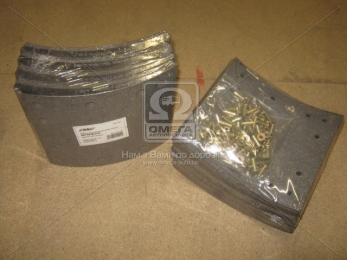 Накладка гальмівний. (компл. на вісь) PREMIUM 419х178 (Відп.6,35 мм) 2-й рем. ROR TA, FRUEHAUF (RIDER)