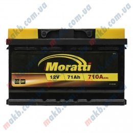 Акумулятор Moratti 71Ah R+ 710A (Низькобазовий)