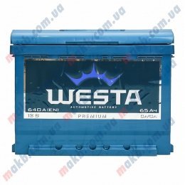 Акумулятор WESTA 65AH L+ 640A