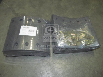 Накладка торм. (компл. на ось) 420х180 станд. BPW, KASSBOHRER, SAF (RIDER)