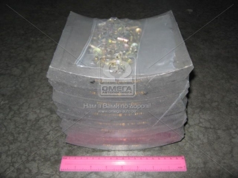 Накладка гальмівний. (компл. на вісь) 419х178 (Відп.6,35 мм) 2-й рем. ROR TA,TC,TM, FRUEHAUF (вир-во Lumag)