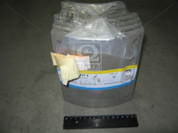 Накладка гальмівний. (компл. на вісь) станд. FRUEHAUF,ROR D311ММ,158/126x191 (вир-во Jurid)