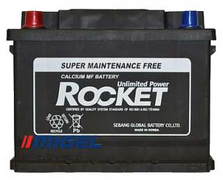 Акумулятор Rocket 62Ah L+ 510A