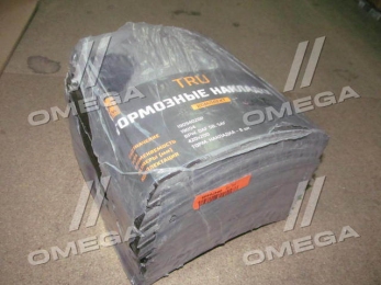 Накладка гальмівний. (компл. на вісь) 420х200 2-ї рем. BPW, DAF SB, SAF (вир-во TRU)