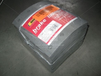 Накладка торм. (компл. на ось) 410х200 2-й рем. VOLVO F12,FH12,FL7,FL10 (пр-во Lumag)