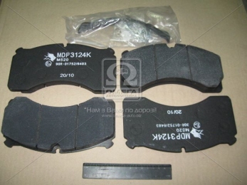 Колодка торм. диск. (компл. на ось) ROR DX195 (пр-во Arvin Meritor)