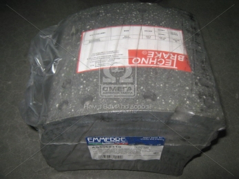 Накладка гальмівний. (компл. на вісь) 419х177,3 1-ї рем. ROR T9000 (вир-во Techno Brake)