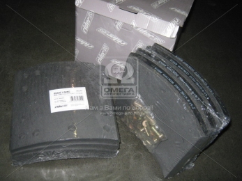 Накладка гальмівний. (компл. на вісь) 419х178 (Відп.6,35 мм) 1-ї рем. ROR TA, FRUEHAUF (RIDER)