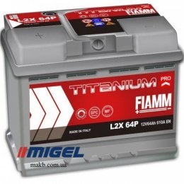 Акумулятор Fiamm Titanium Pro 64Ah R+ 610A