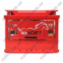 Акумулятор RED HORSE 60Ah L+ 540A
