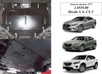 Защита двигателя КОЛЬЧУГА для Mazda 6 GJ (2012-) все моторы