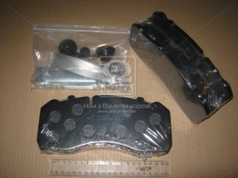 Колодка гальмівний. диск. (компл. на вісь) STANDARD BPW, IVECO, MAN 2000,TGM, MB ATEGO, SAF (RIDER)