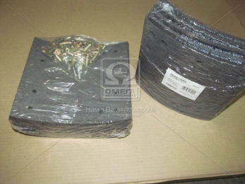 Накладка гальмівний. (компл. на вісь) 419х178 (Відп.6,35 мм) станд. ROR TA,TC, FRUEHAUF (RIDER)