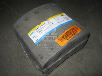 Накладка гальмівний. (компл. на вісь) 420х200 станд. BPW, DAF SB, SAF (вир-во Jurid)