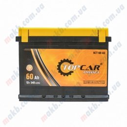 Акумулятор TOP CAR 60Ah L+ 540A
