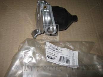 Розетка штифт 7 полюс. N алюмін. профілю (контакти різьба) (RIDER)