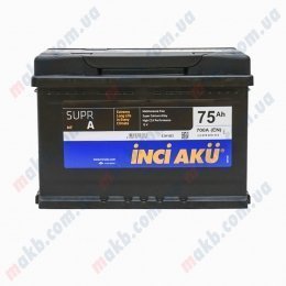Аккумулятор INCI-AKU Supr A 75Ah L+ 700A