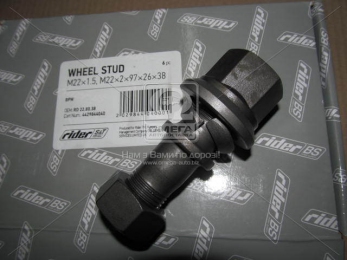 Шпилька М22х1,5 М22х2х97х26х38 колеса BPW (RIDER)