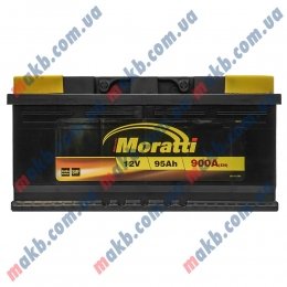 Аккумулятор Moratti 95Ah R+ 900A (низкобазовый)
