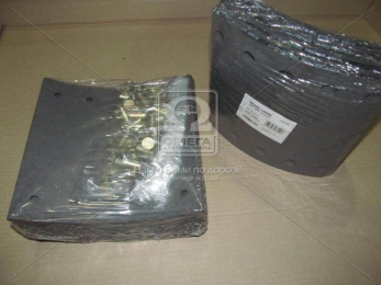 Накладка гальмівний. (компл. на вісь) 420х200 3-ї рем. BPW, DAF SB, SAF (RIDER)