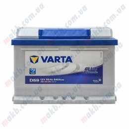 Акумулятор Varta 60Ah R+ 540A Blue Dynamic (Низькобазовий)