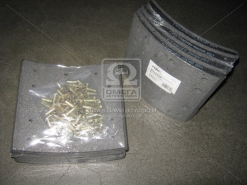 Накладка гальмівний. (компл. на вісь) PREMIUM 419х178 (Відп.6,35 мм) станд. ROR TA,TC, FRUEHAUF (RIDER)