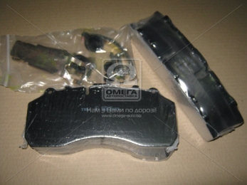 Колодка гальмівний. диск. (компл. на вісь) BPW, DAF XF95, IVECO, MB ACTROS, SAF (вир-во TRU)