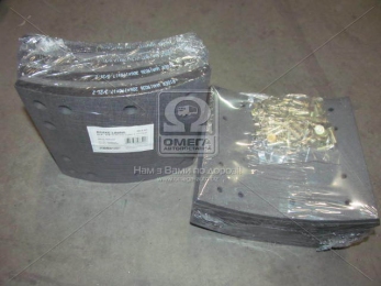 Накладка гальмівний. (компл. на вісь) 419х178 (Відп.6,35 мм) 3-й рем. ROR TA, FRUEHAUF (RIDER)