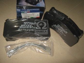 Колодка торм. диск. (компл. на ось) ROR DX195 (пр-во Techno Brake)