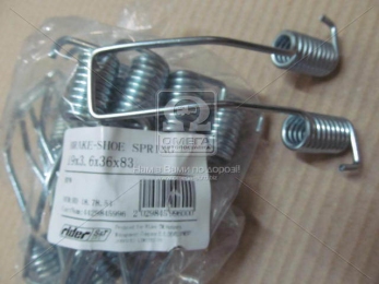 Пружина колодки гальмівний. 19х3,6х36х83 BPW (RIDER)