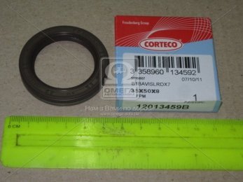 Сальник двигуна FRONT RENAULT 35X50X8 FPM B1BAVISLRDX7 (вир-во Corteco)