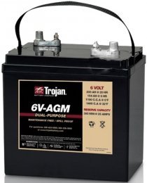 Акумулятор тяговий TROJAN 6V-AGM