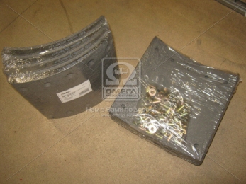 Накладка гальмівний. (компл. на вісь) PREMIUM 420х200 1-ї рем. BPW, DAF SB, SAF (RIDER)