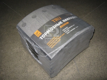 Накладка гальмівний. (компл. на вісь) 420х180 станд. BPW, KASSBOHRER, SAF (вир-во TRU)