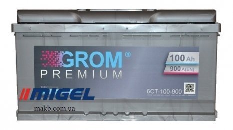 Акумулятор Grom 100Ah L+ 900A