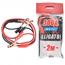 Пускові проводи ALLIGATOR CARLIFE 300A, довжина 2м пакет