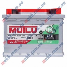 Акумулятор Mutlu EFB Start-Stop Technology 63Ah R+ 600A