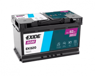 Акумулятор EXIDE Start-Stop AGM 82Ah 800A (EK800) R+