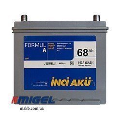 Акумулятор INCI-AKU Formul A 68Ah JR+ 600A